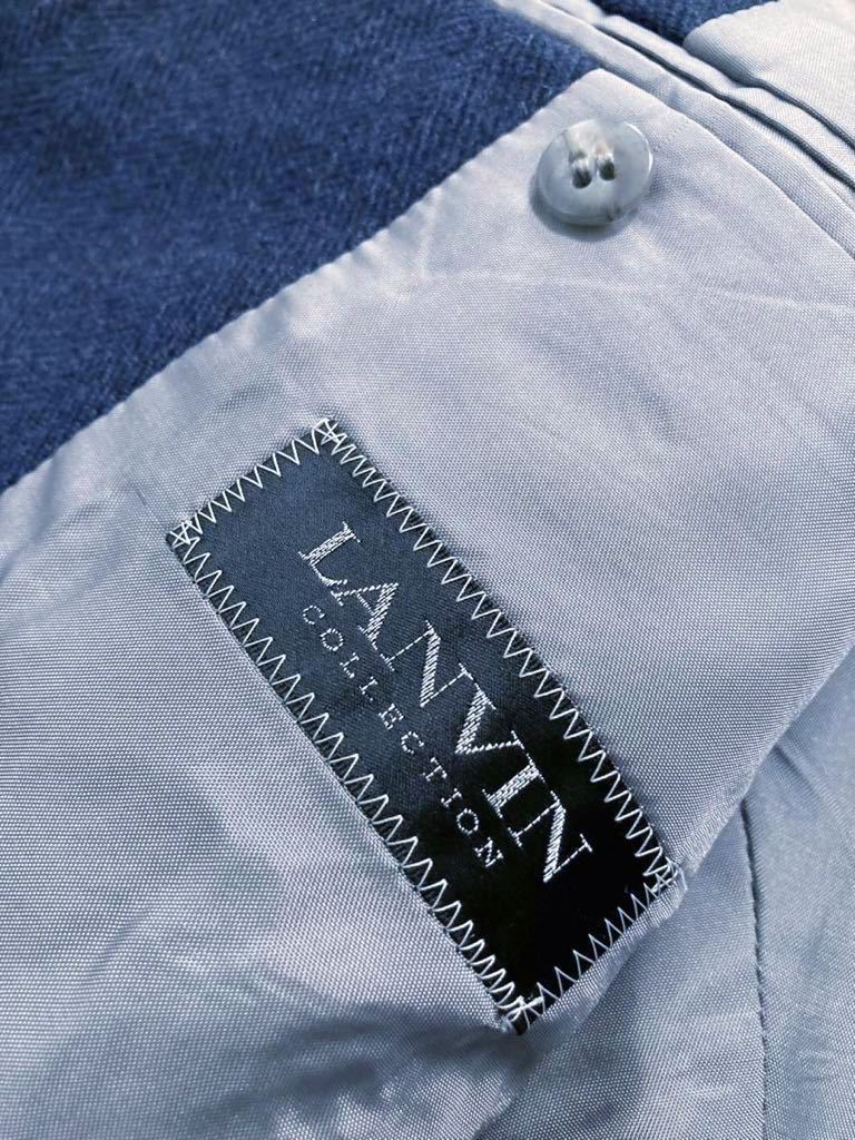 LANVIN カシミア混ウールジャケット サイズＲ50 日本製の画像4