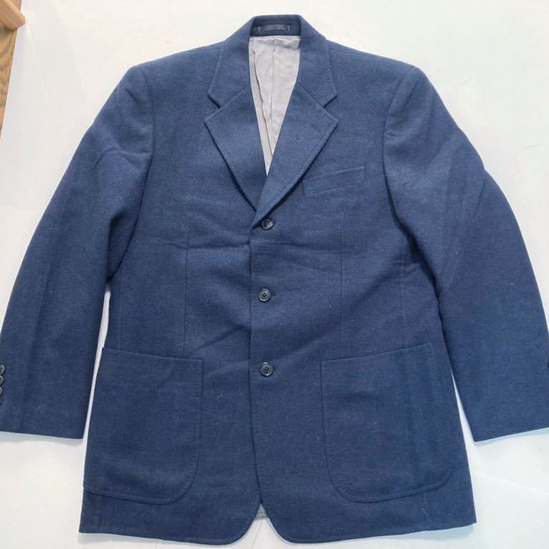 LANVIN カシミア混ウールジャケット サイズＲ50 日本製の画像2