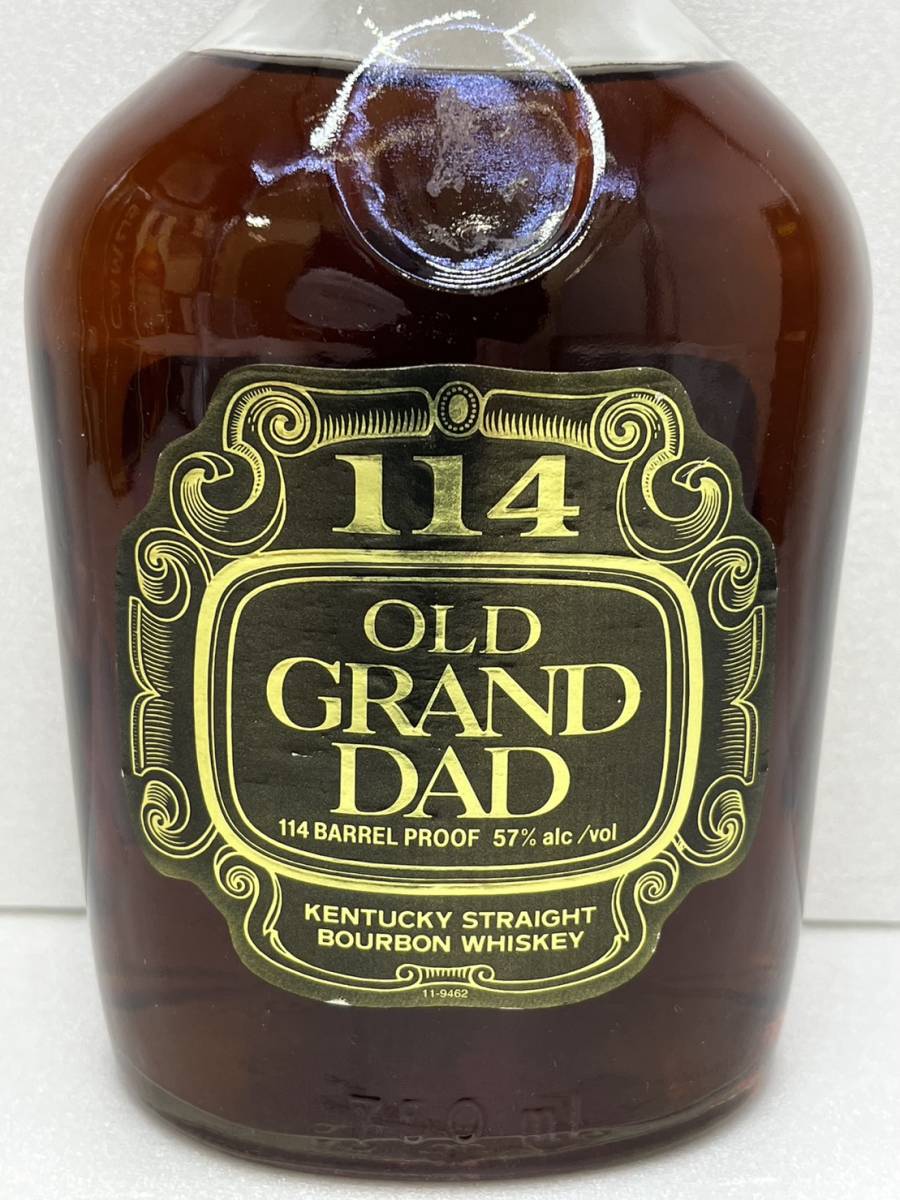 【DHS1696AT】OLD GRAND DAD 114 オールドグランドダッド 114 BOURBON WHISKY バーボン ウイスキー 57% 750ml お酒 古酒 洋酒_画像4