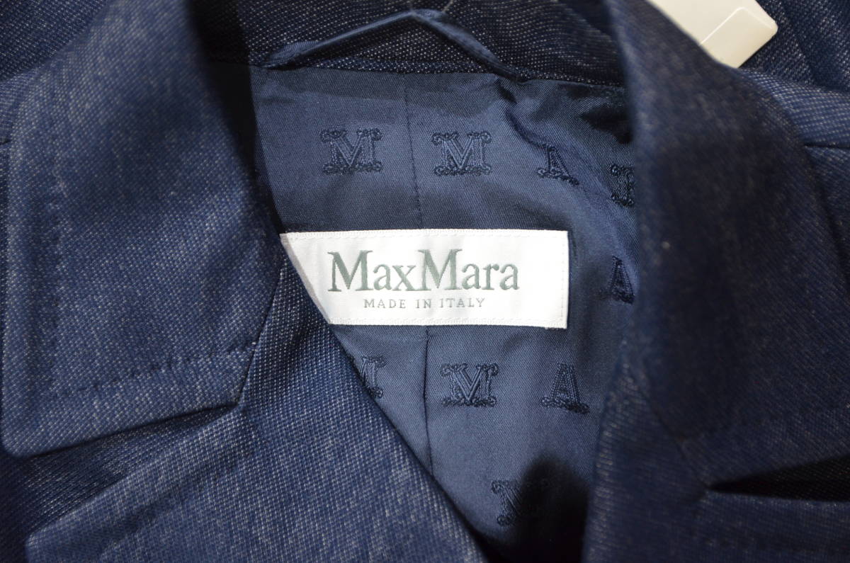  новый товар Max Mara Max Mara жакет темно-синий 42 Y-29603B