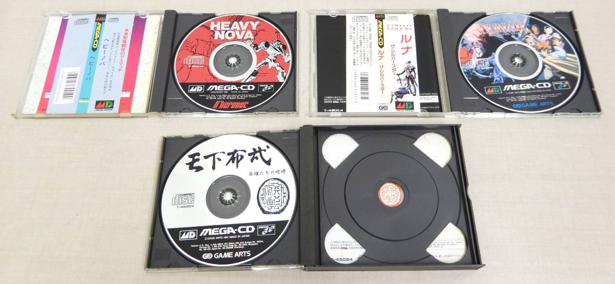 KS45/MEGA CD ゲーム 11本まとめ売り /メガソフト 天下布武 惑星ウッドストック SOL-FEACE LUNAR HEAVY NOVA 他/メガドライブ MEGA DRIVEの画像8