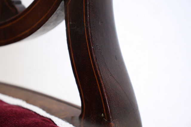  ракушка задний стул dn-5 1930 годы Англия античный walnut украшение стул стул стул дисплей магазин инвентарь бесплатная доставка 