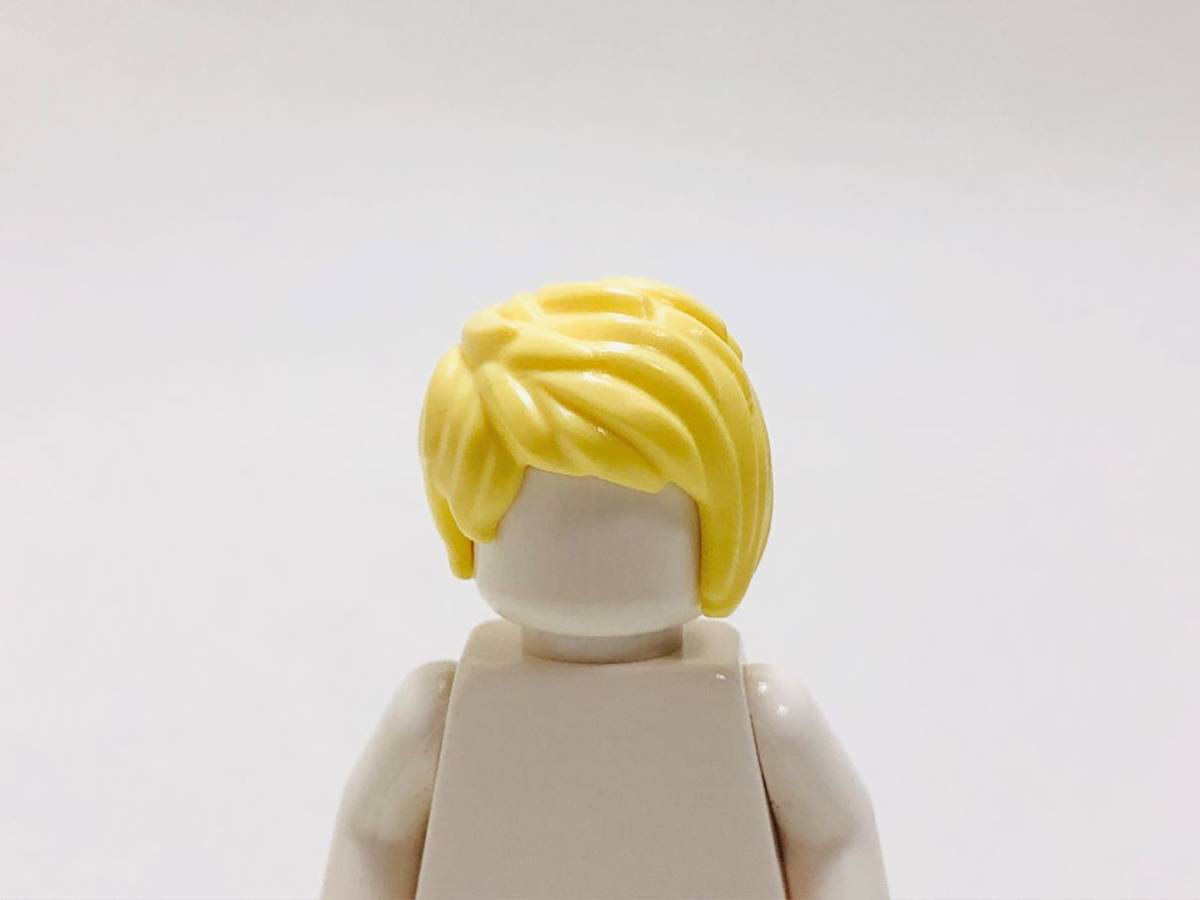 【新品未使用】レゴ LEGO ミニフィグ ヘアー ヘア ショート ブライトライトイエロー 女性の画像1