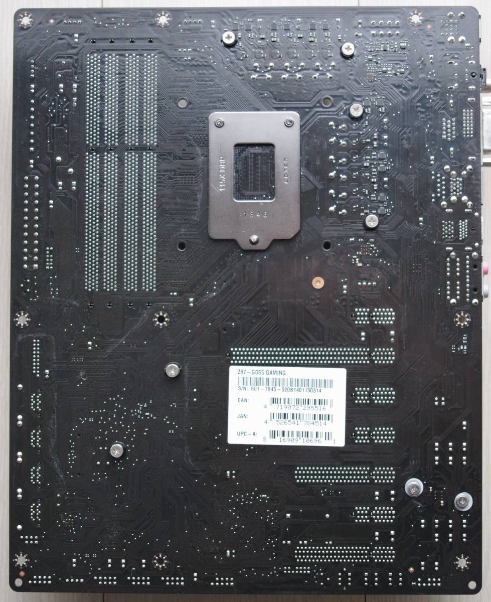 Intel Core i7 4770K + msi Z87 GD65 Gaming + Corsair DDR3メモリ8GBx2 [動作確認済み] [CPUクーラーおまけつき]_画像8