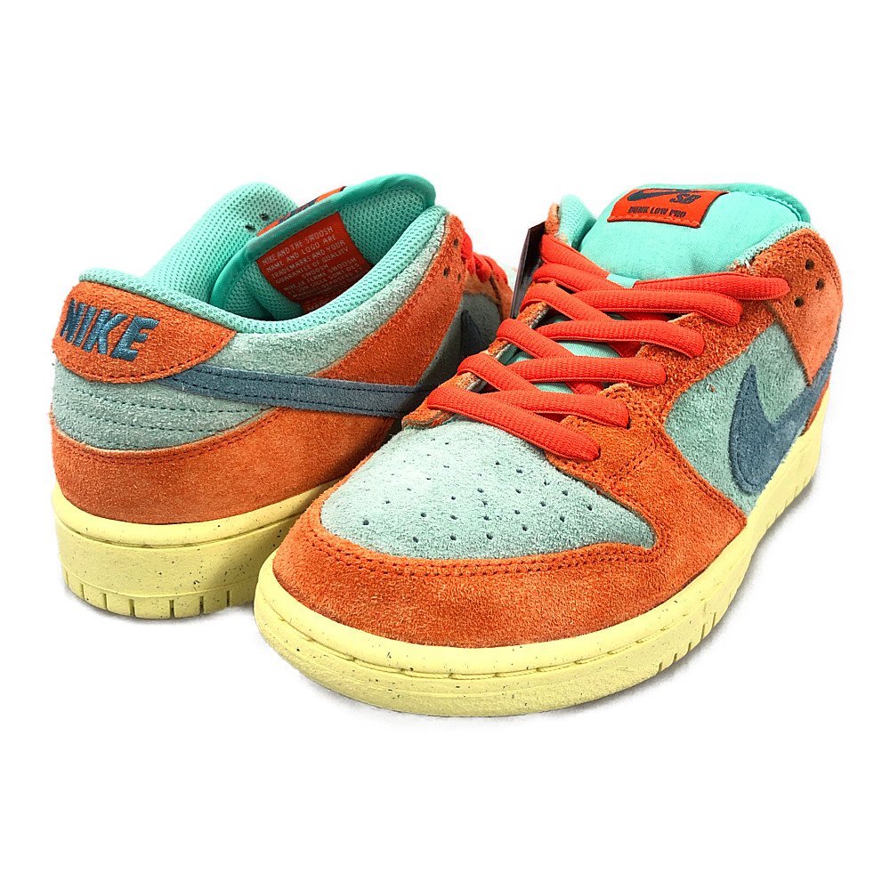 NIKE ナイキ DV5429-800 AIR SB DUNK LOW PRO PRM ダンク シューズ スニーカー オレンジ×ブルー系 サイズUS10=28cm 正規品 / 32341_画像2