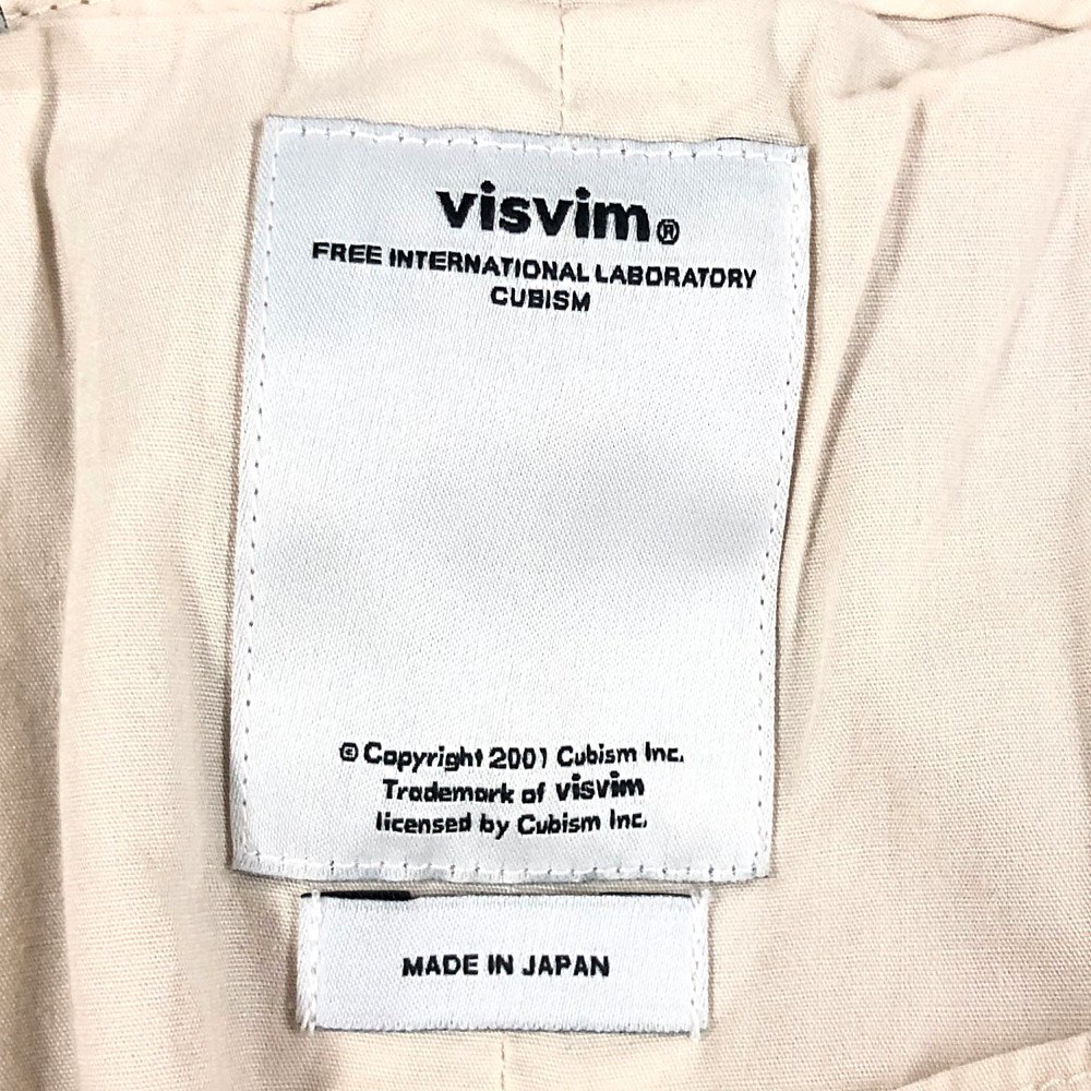 VISVIM ビズビム 品番 0113205008010 Slim Chino Pants スリム チノパンツ カーキ ベージュ サイズ1 正規品 / 32218_画像6