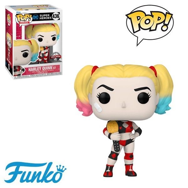 【Funko Pop! ファンコ ポップ DC ディーシー ハーレイ・クイン フィギュア】No436 おもちゃ アメトイ  ソフビ