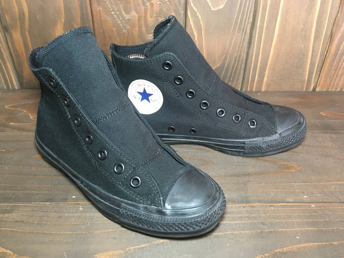 ★CONVERSE コンバース ALL STAR リアクト REACT オールスター HI スリッポン 黒 24.0cm Used 検 スケートボーディング チャック テイラー_画像6