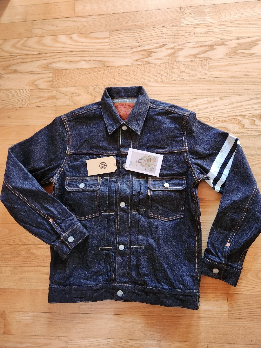 送料込★MOMOTARO JEANS 桃太郎ジーンズ　2105SP 出陣　2rd Gジャン ジージャン　特濃インディゴ　15.75oz ジンバブエコットン　40