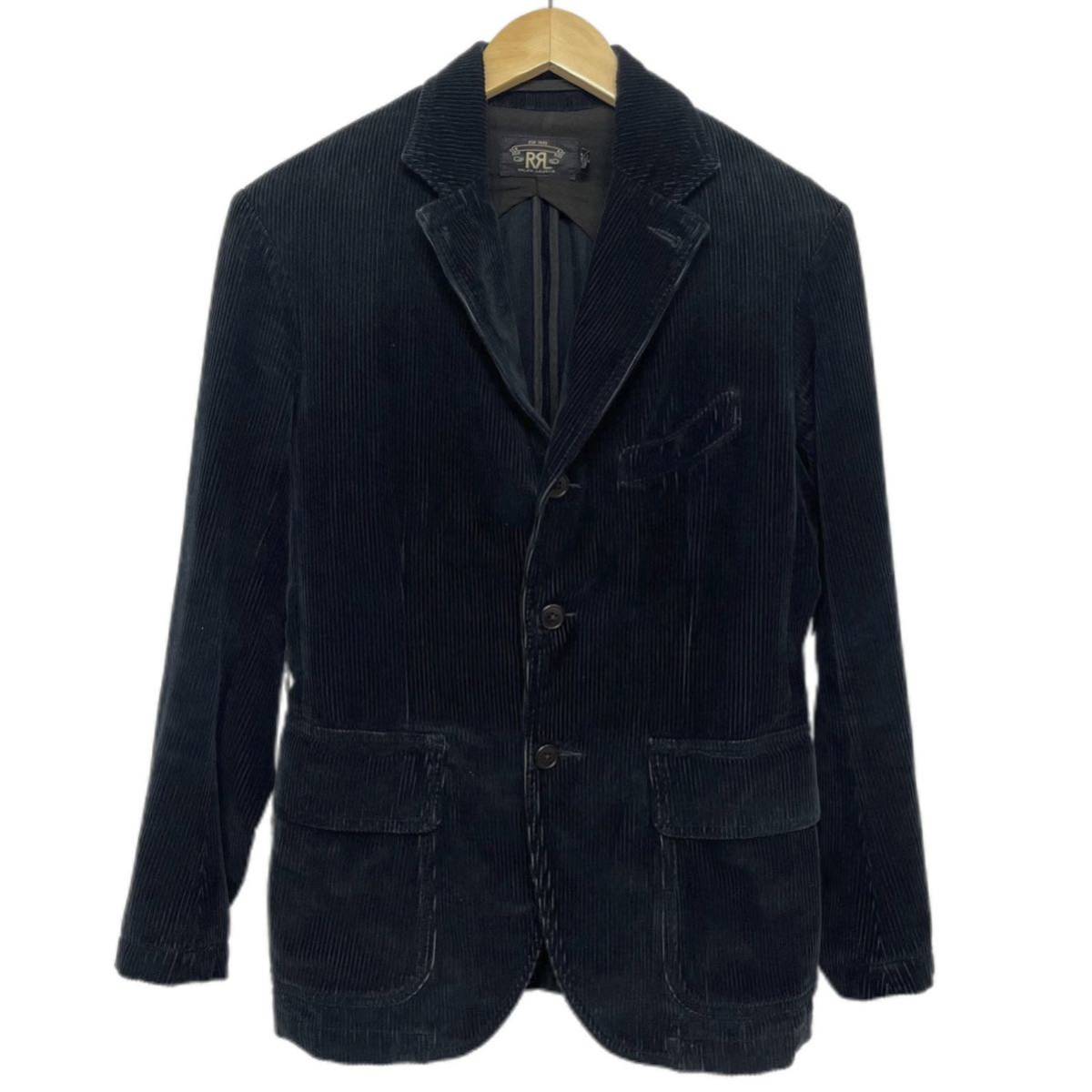 【 RRL 】名作 インディゴ コーデュロイ ジャケット スポーツ コート INDIGO JACKET XS ネイビー テーラード Ralph ダブルアールエル_画像1