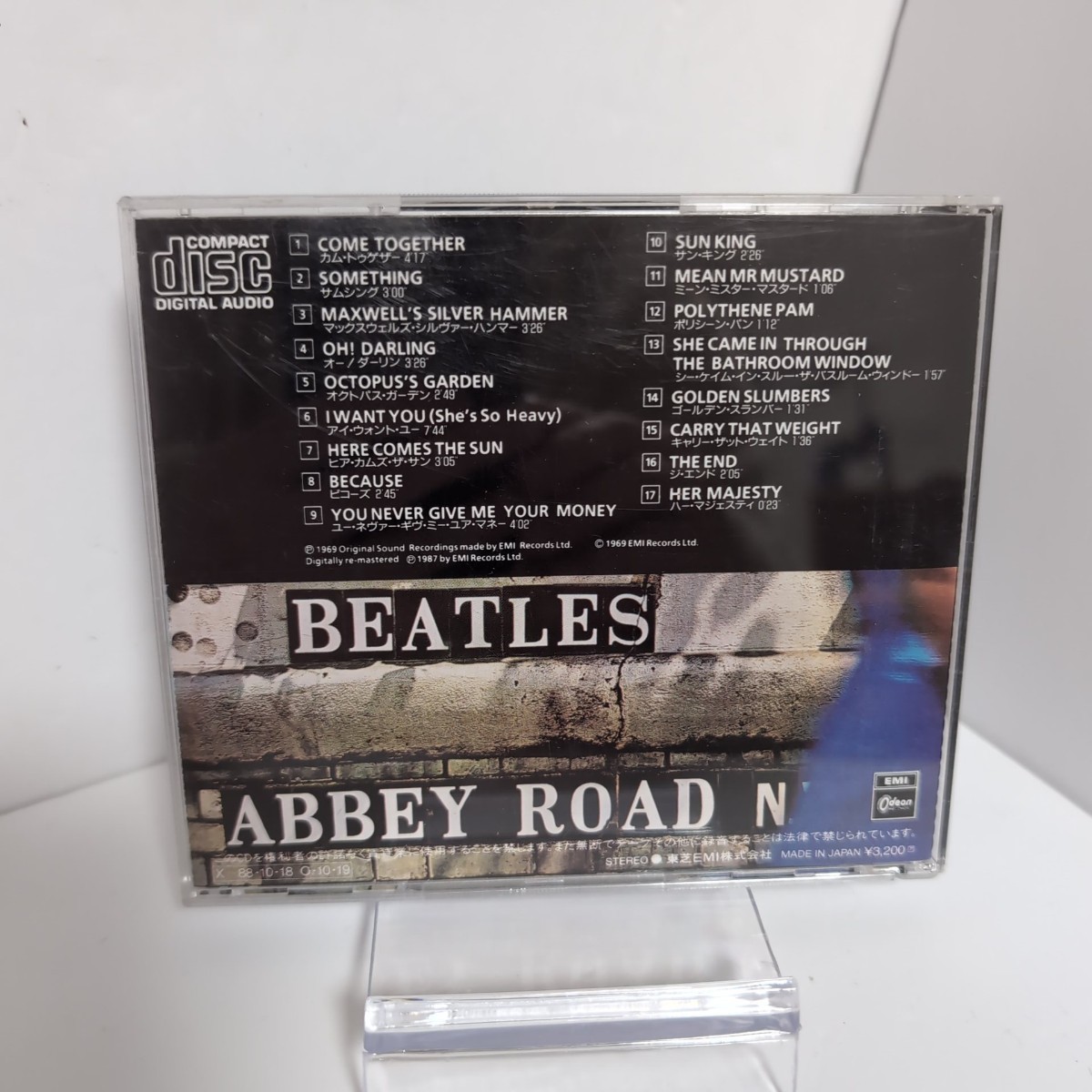 E162　希少/THE BEATLESザ・ビートルズ/ABBEY ROADアビイ・ロード / 全17曲収録 / 中古品 CD_画像2