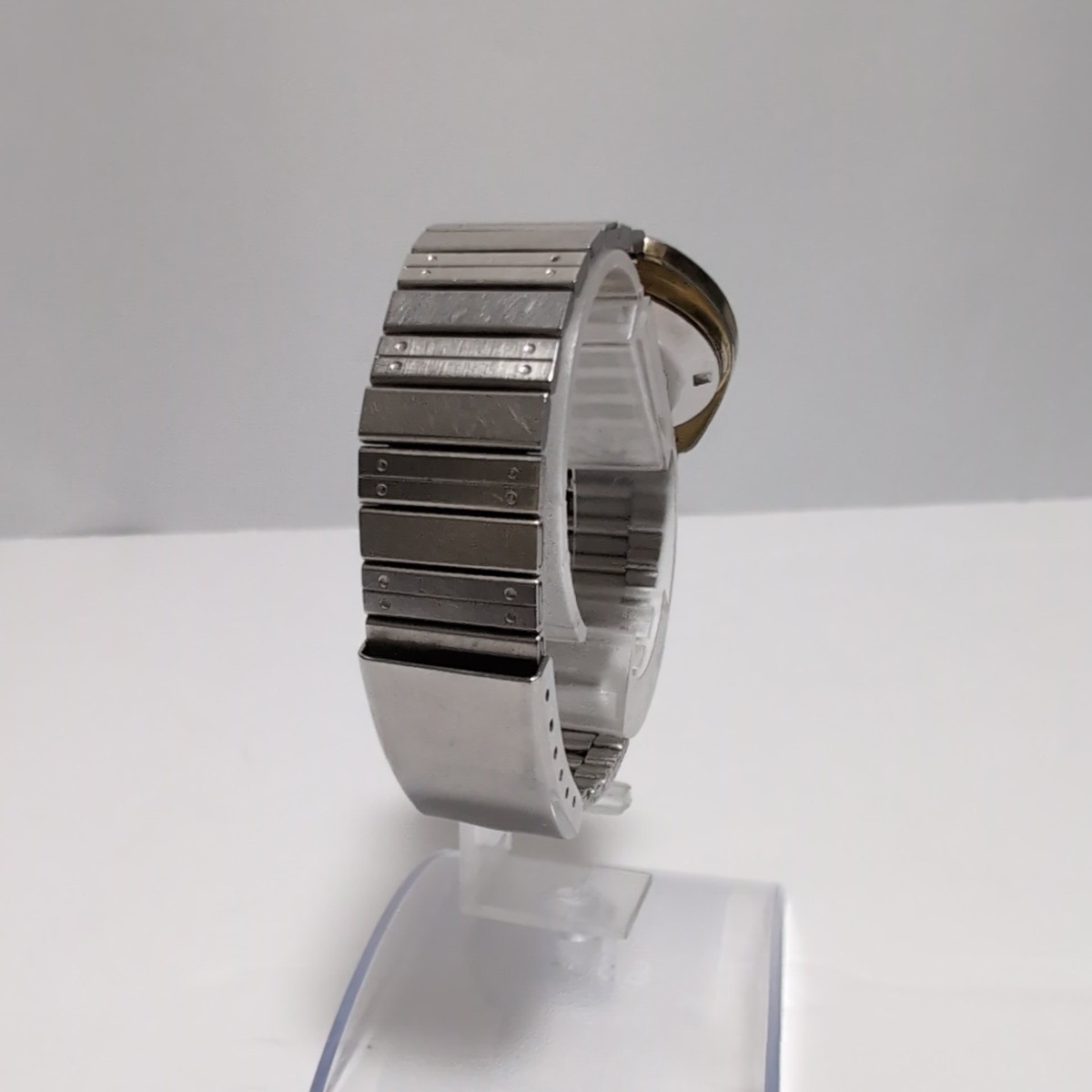 E216　CITIZENシチズン LEOPARDレオパード 4-770498Y 自動巻式 24石 28800 シルバーゴールド 腕時計 中古品 稼働品_画像5