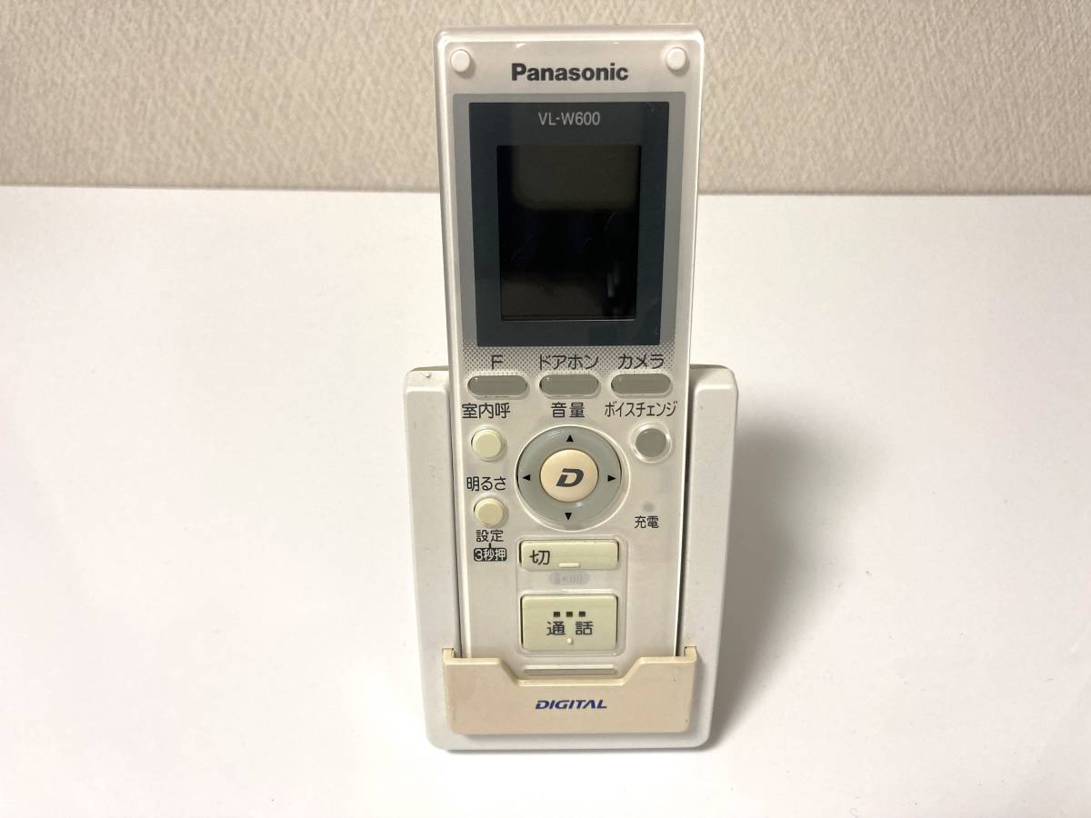 パナソニック Panasonic VL-W600 ワイヤレスモニター子機 1.8型カラーモニター液晶画面モニター 電池 充電台 ACアダプタ付属 動作不可_画像1