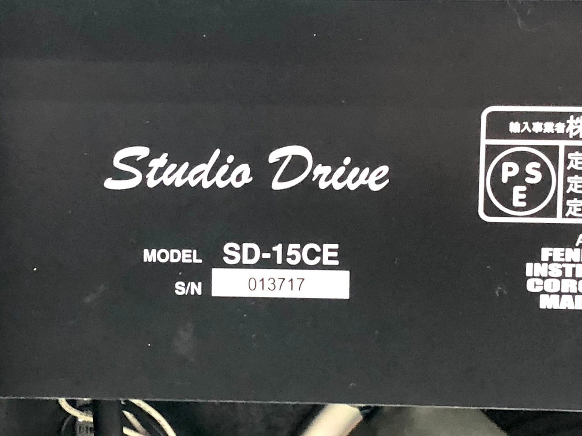 ■□18156-B19　Fender フェンダー ギターアンプ Studio Drive スタジオドライブ SD-15CE 音響機器_画像9
