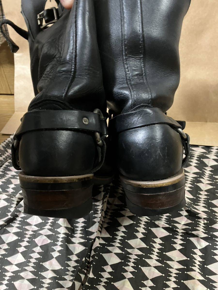  black tag rare hard-to-find Chippewa steel less ring boots engineer boots 9E Red Wing WESCO
