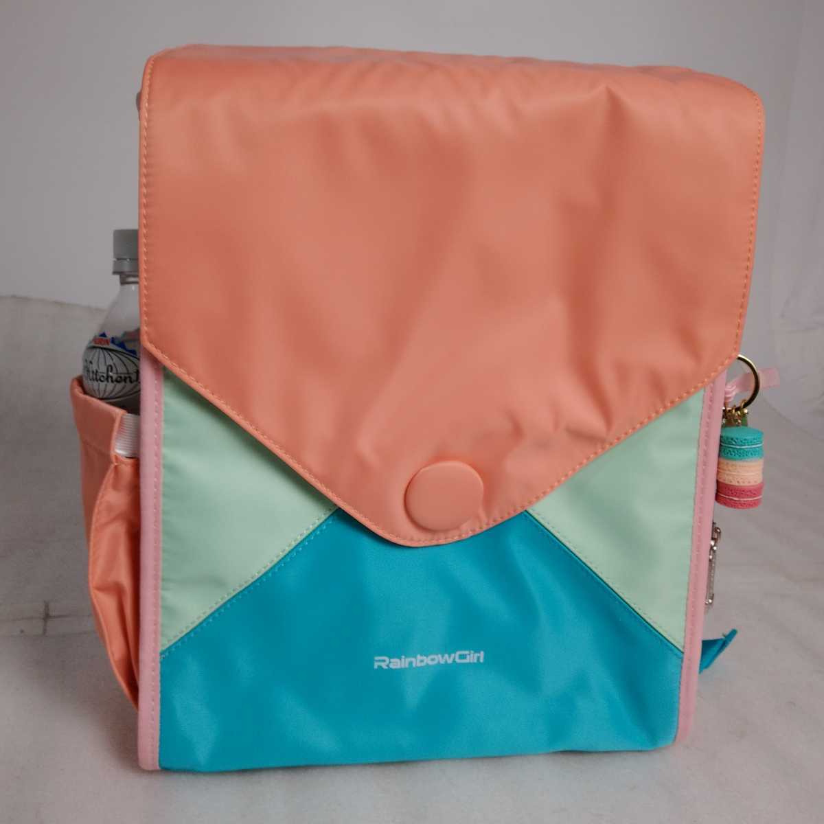 3 образец рюкзак повседневной школьной сумки по коммутирующей школе -экскурсии апельсин с тегом Orange x Green
