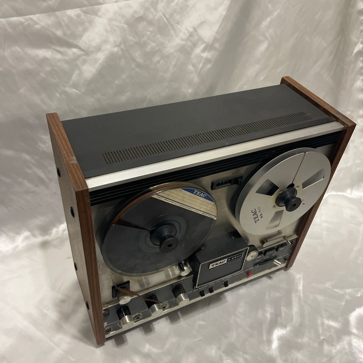 TEAC オープンリールデッキ A-2500 RE-711 希少アイテム 金属空リール 動作未確認　現状品_画像5