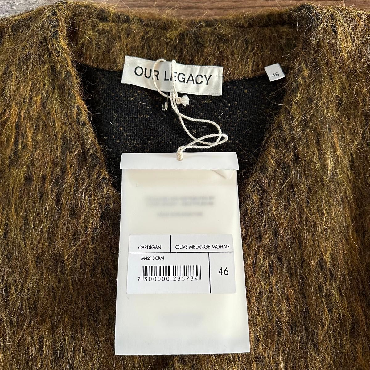 OUR LEGACY CARDIGAN Olive Melange Mohair|Yahoo!フリマ(旧 OUR LEGACY CARDIGAN Olive Melange Mohair|Yahoo!フリマ(旧