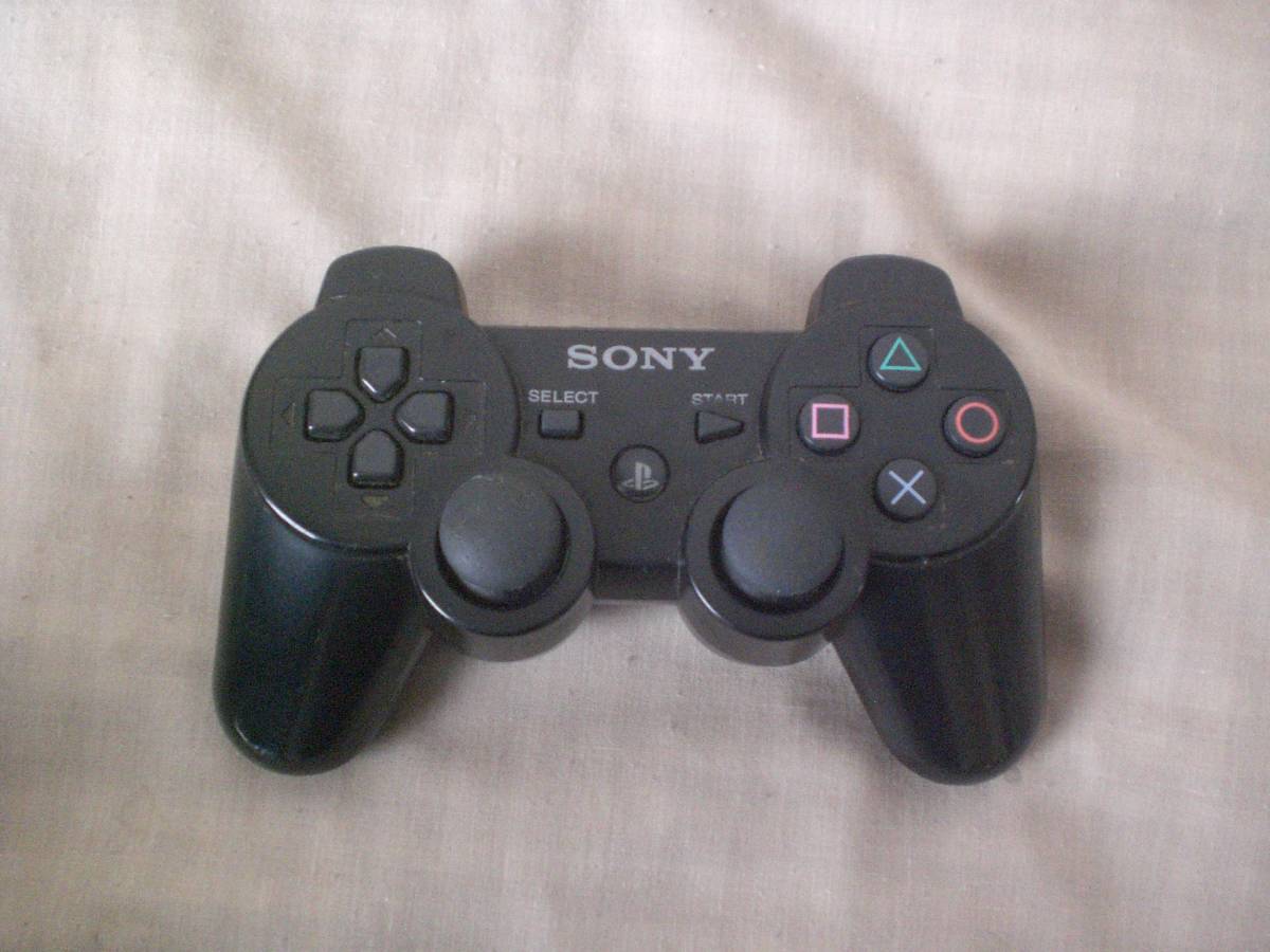 ６　SONY　PS3　PlayStation3　ワイヤレス　コントローラー　DUALSHOCK 3　CECHZC2J　ジャンク_画像1