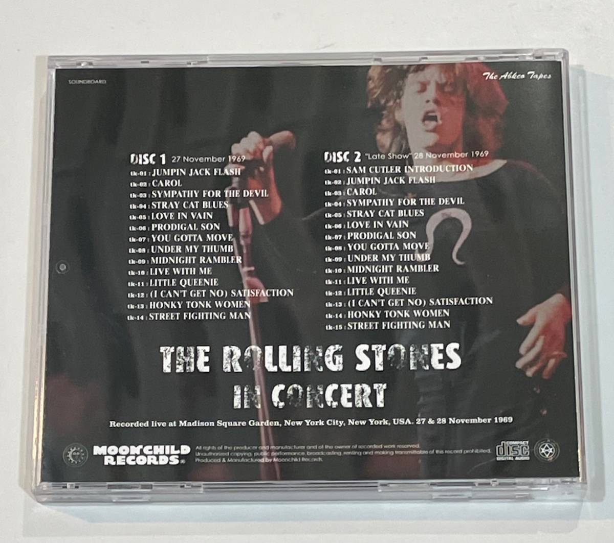 [プレス2CD] In Concert The Abkco Tapes [Moonchild] The Rolling Stones ローリング・ストーンズ 1969 Mick Taylor ミック・テイラー_画像2