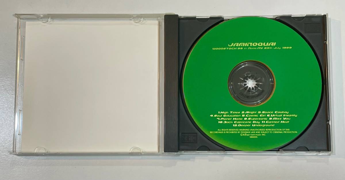 [CD-R] Jamiroquai woodstock 99 SPM005 ジャミロクワイ ウッドストック 1999 _画像3