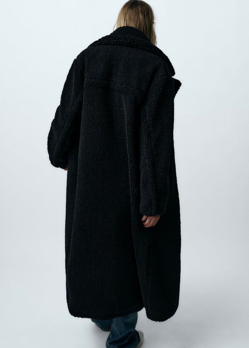 今期完売品 新品 タグ付き ZARA ザラ エクストラロング フェイク 今期完売品 新品 タグ付き ZARA ザラ エクストラロング フェイク