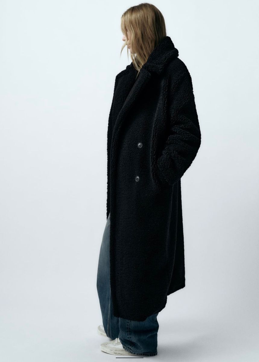 今期完売品 新品 タグ付き ZARA ザラ エクストラロング フェイク 今期完売品 新品 タグ付き ZARA ザラ エクストラロング フェイク