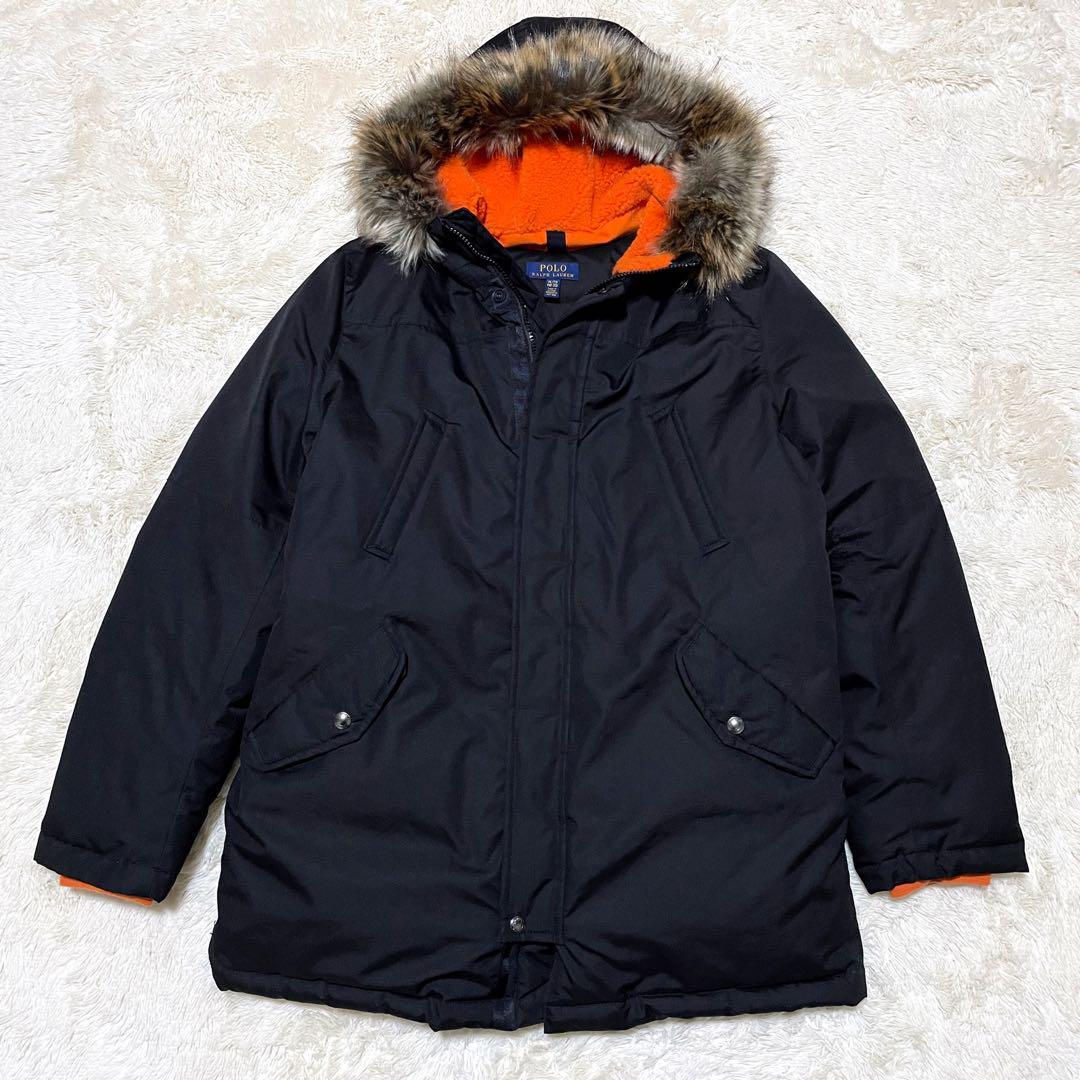 美品】POLO RALPH LAUREN ポロラルフローレン モッズダウン 美品】POLO RALPH LAUREN ポロラルフローレン モッズダウン