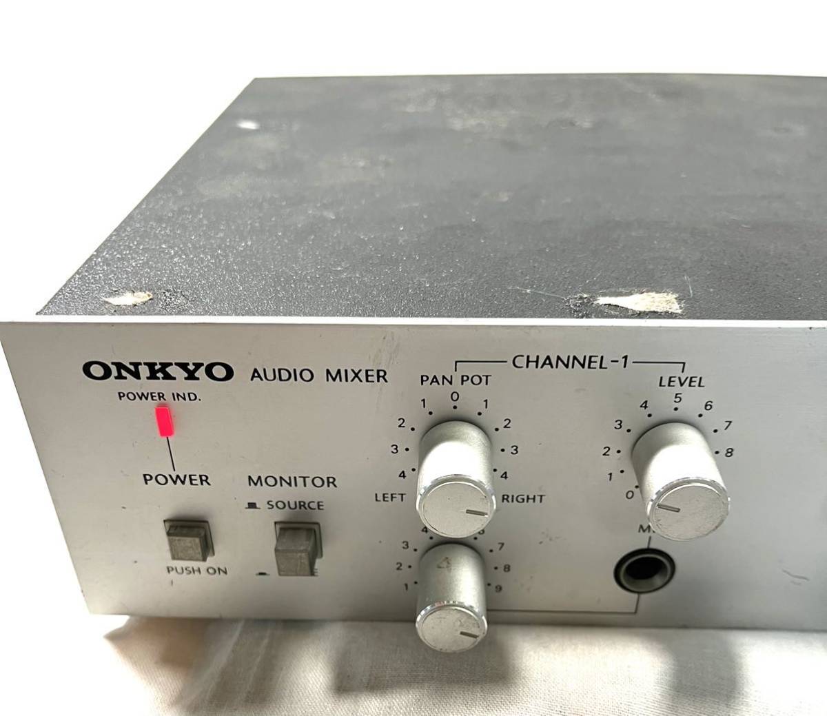 ジャンク　音響　ONKYO ME-50 オーディオ機器 オーディオミキサー　通電確認のみ_画像5