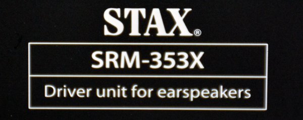 ★極美品！STAX スタックス SRM-353X BK ドライバーユニット ヘッドホンアンプ 元箱付！★_画像9