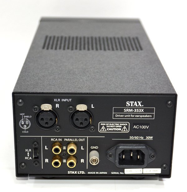 ★極美品！STAX スタックス SRM-353X BK ドライバーユニット ヘッドホンアンプ 元箱付！★_画像6