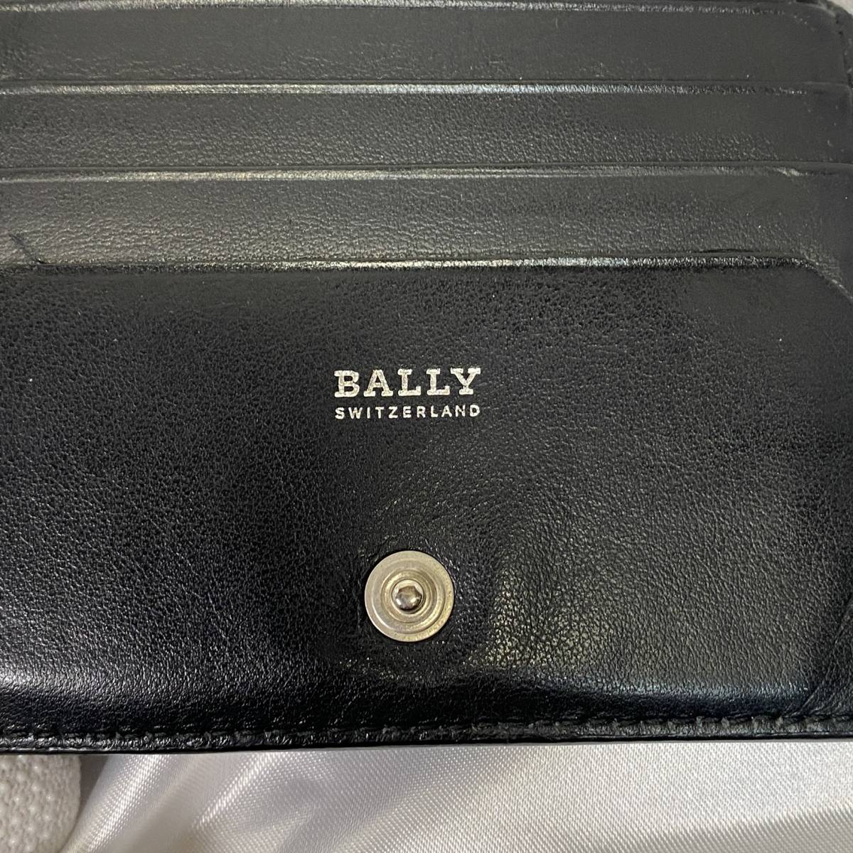 バリー BALLY レザー 二つ折り 財布 黒 ブラック_画像4