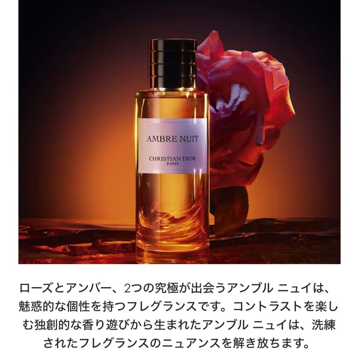 DIOR メゾンクリスチャンディオール アンブルニュイ AMBRENUIT 7.5ml ミニ香水 ミニチュア ミニボトル 人気レア