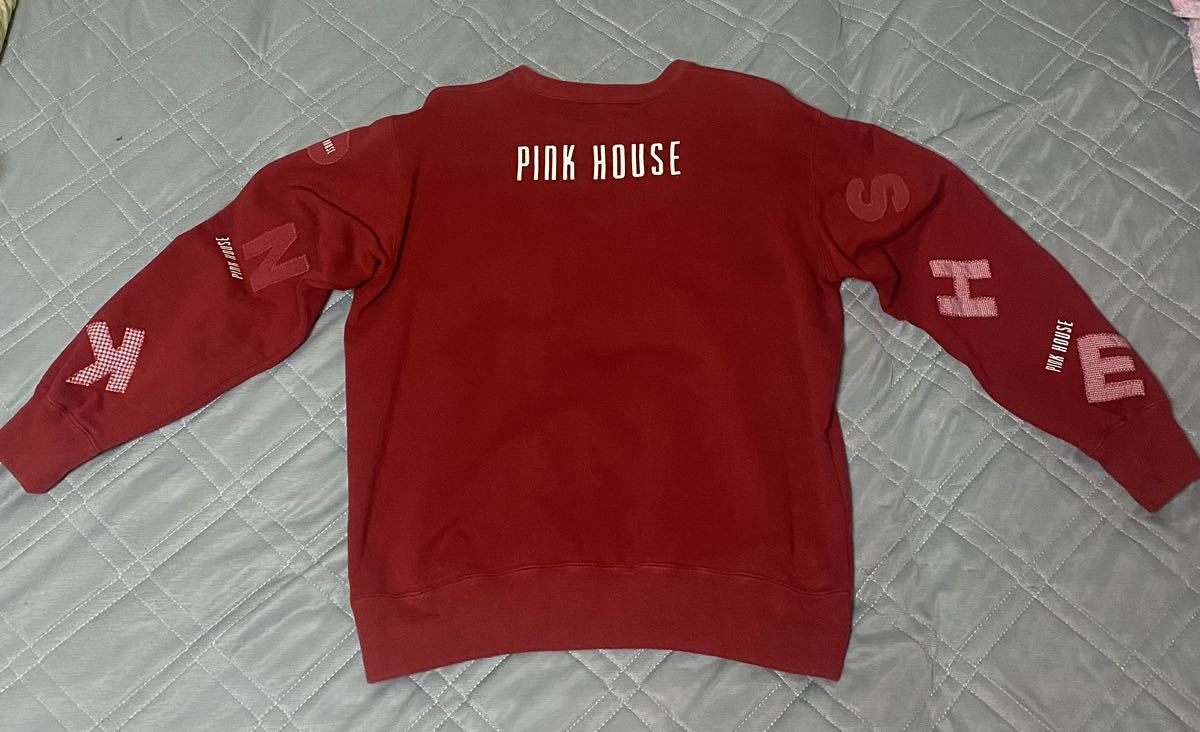  женский Pink House футболка PINK HOUSE красный размер M тренировочный 