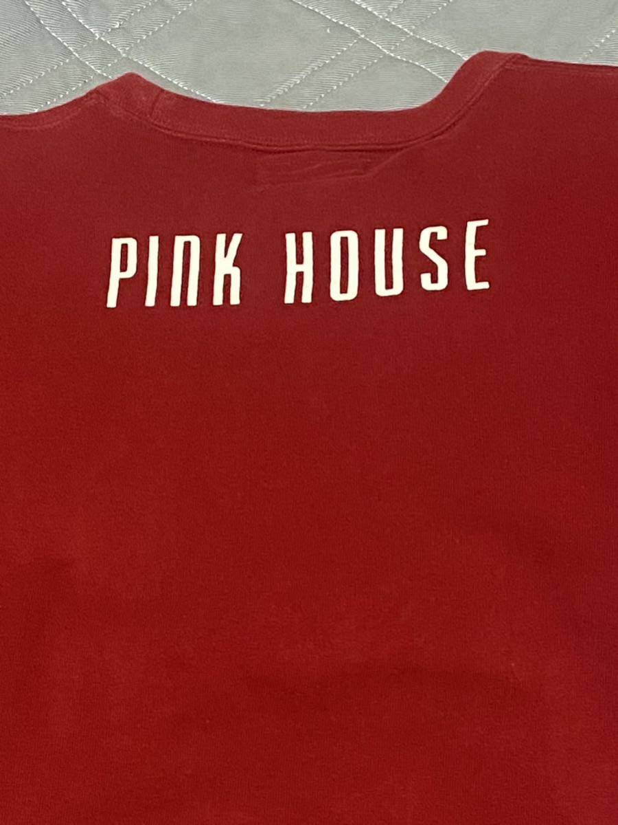 レディース　ピンクハウス　トレーナー PINK HOUSE 赤　サイズ M スウェット _画像4