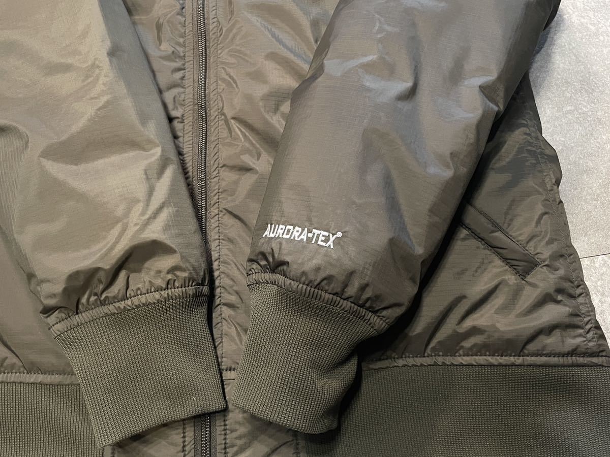 NANGA MA-1 AURORA DOWN JACKET サイズL オーロラダウンジャケット カーキ 別注モデル ナンガ_画像10