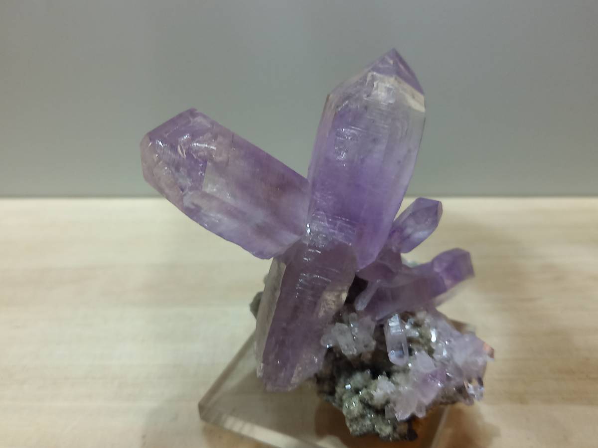 鉱物標本　　メキシコ　ベラクルス　アメジスト　クラスター　紫水晶　一級品_画像2