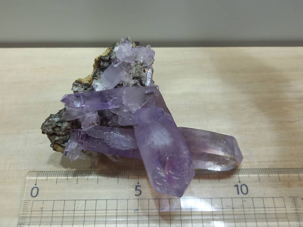 鉱物標本　　メキシコ　ベラクルス　アメジスト　クラスター　紫水晶　一級品_画像5