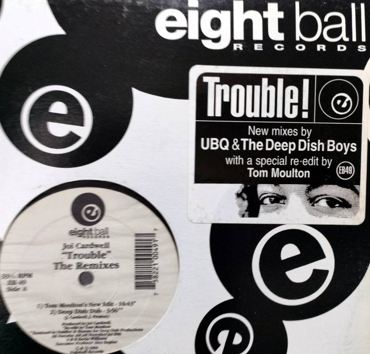 US ORIGINAL盤 ☆ JOI CARDWELL / TROUBLE THE REMIXES ★ _画像2