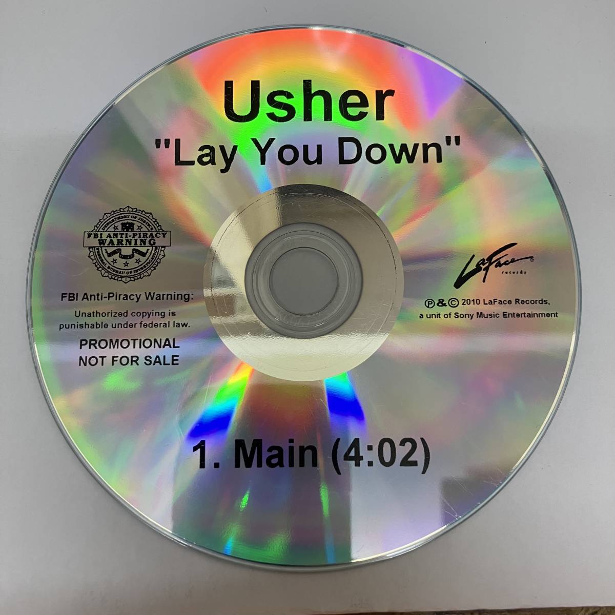 裸42 HIPHOP,R&B USHER - LAY YOU DOWN シングル,PROMO盤 CD 中古品_画像1