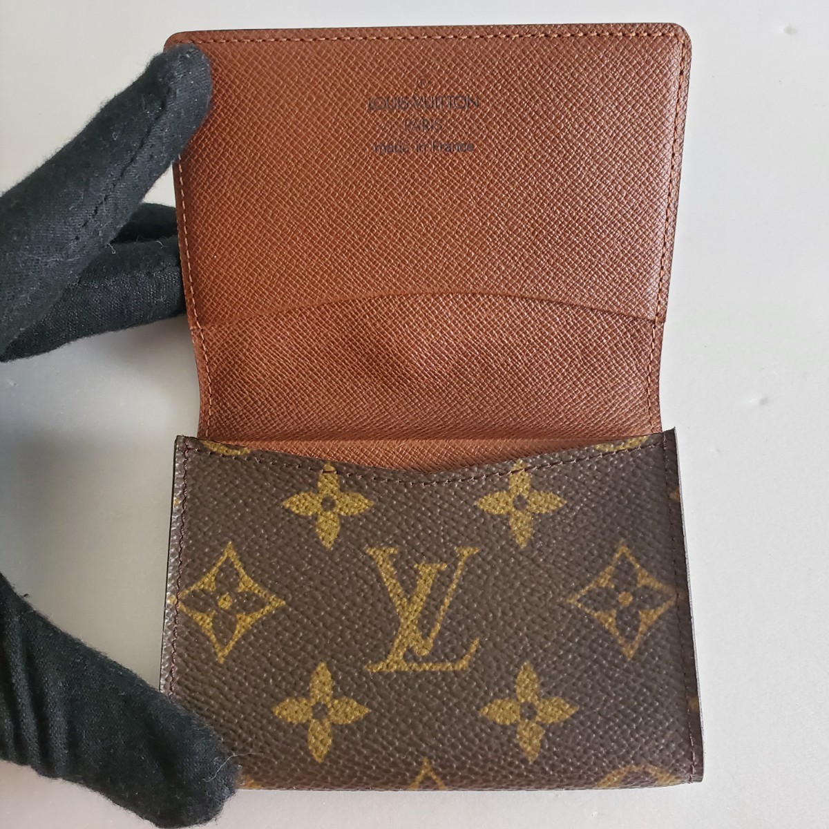 A31 未使用に近い Louis Vuitton ルイヴィトン モノグラム カードケース 1円スタート_画像5