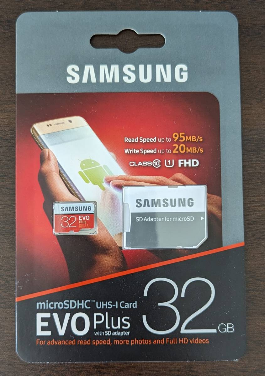 [新品・未開封] Samsung microSDカード 32GB EVOPlus MB-MC32GA/ECO サムスン⑥_画像2