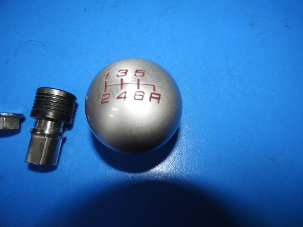 FN2 シビック 純正 ６速 シフト ノブ 141g アルミ ASSY K20A 6MT タイプR EURO MUGEN ホンダ CIVIC ユーロ_画像2