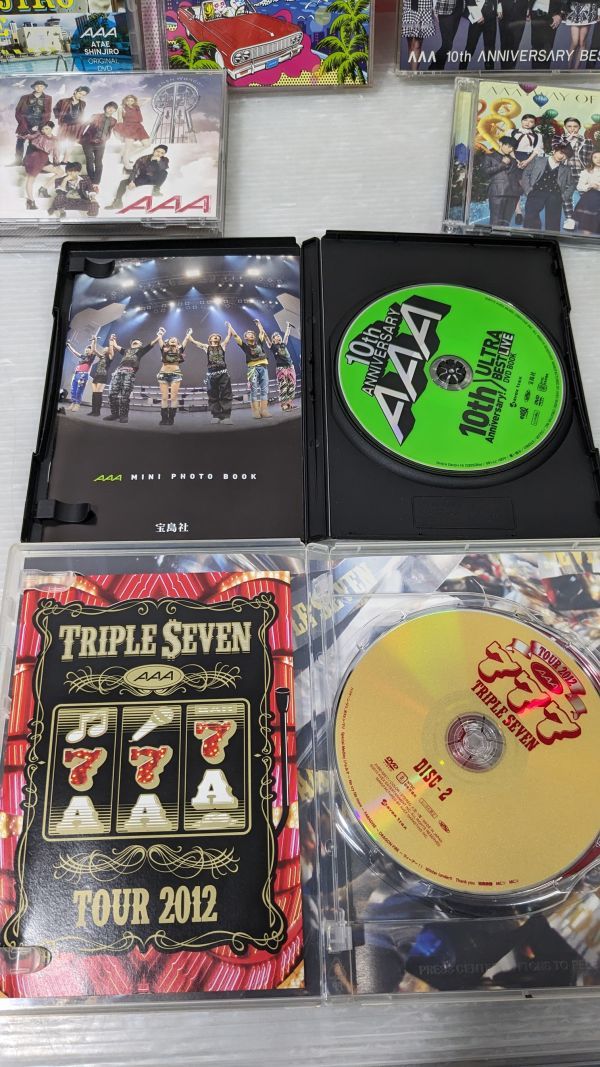 HH796-240115-012【中古】AAA TOUR DVD トリプルエー ツアー Blu-ray DVD CD まとめ GOLD SYMPHONY Eight Wonder 他 初回限定版有り ライブ_画像3