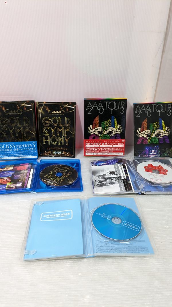 HH796-240115-012【中古】AAA TOUR DVD トリプルエー ツアー Blu-ray DVD CD まとめ GOLD SYMPHONY Eight Wonder 他 初回限定版有り ライブ_画像9