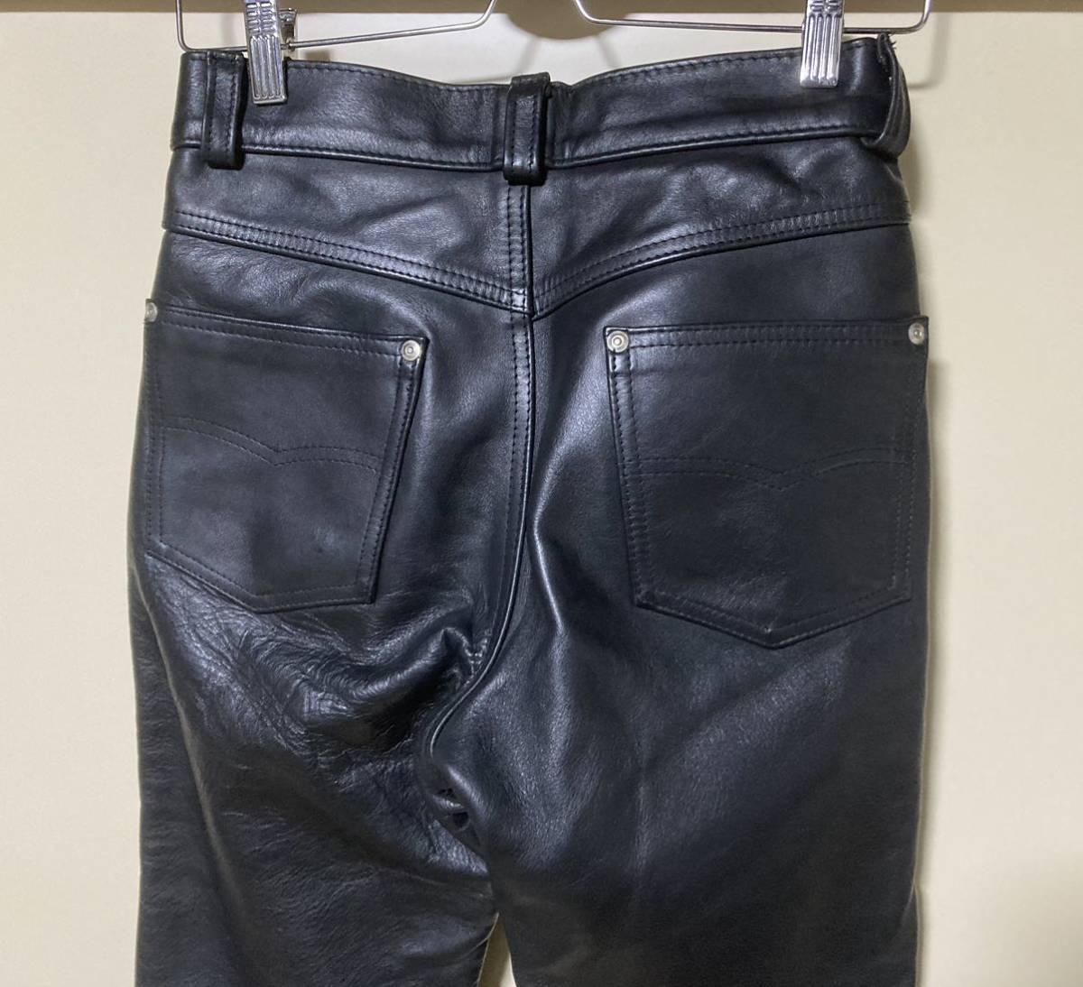 ☆美品! schott レザーパンツ 28 Made In USA #600 ショット ☆美品! schott レザーパンツ 28 Made In USA #600 ショット