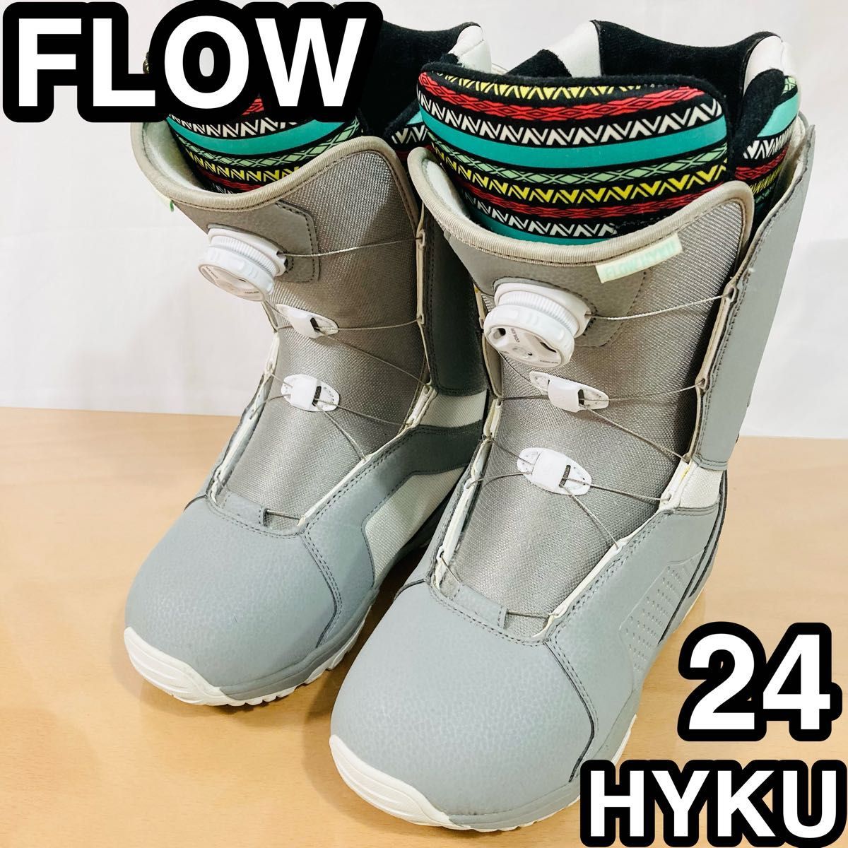 スノーボード　ブーツ　FLOW フロー　HYKU 24cm_画像1