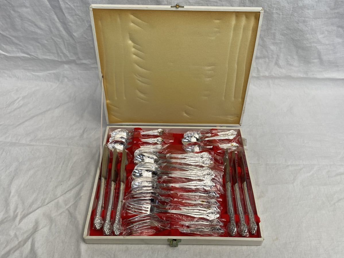 食器セット ケース付き スプーン フォーク ナイフ 洋食セット 6組セット 未使用品の画像1