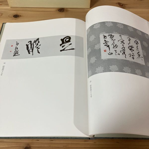 ヲH0105t[木村知石回顧展図録]書道 大型本 玄雲書道会 1985年_画像9