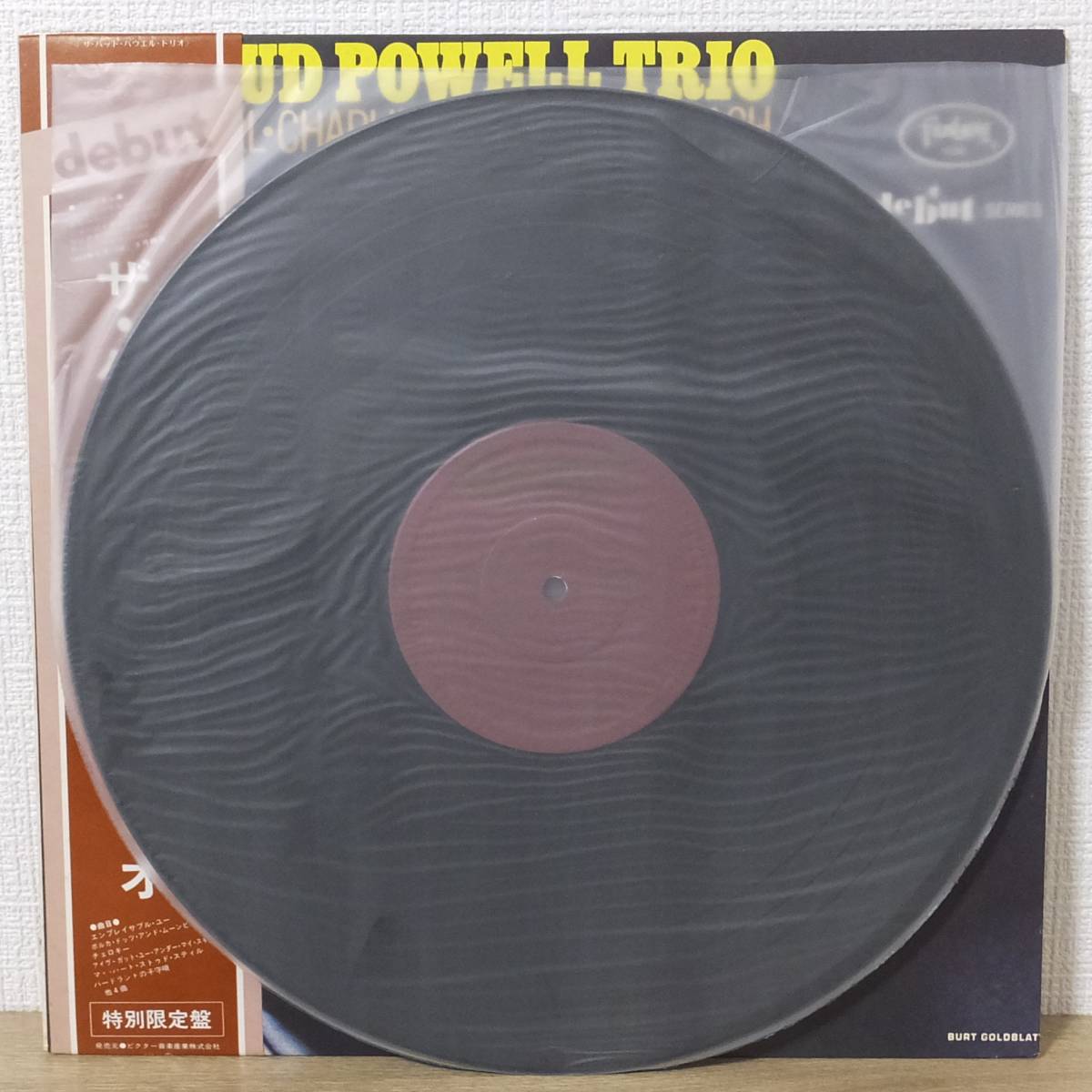 帯付 LPレコード THE BUD POWELL TRIO ザ・バッド・パウエル・トリオ バド・パウエル 特別限定盤 VIJ-5002M debut_画像4